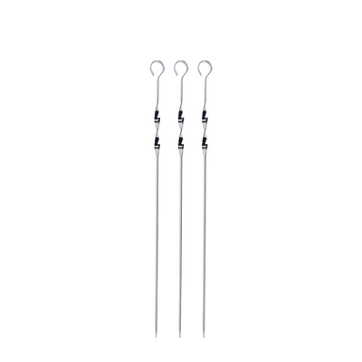 Bbq barbecue vleesspiezen 45cm 3 stuks