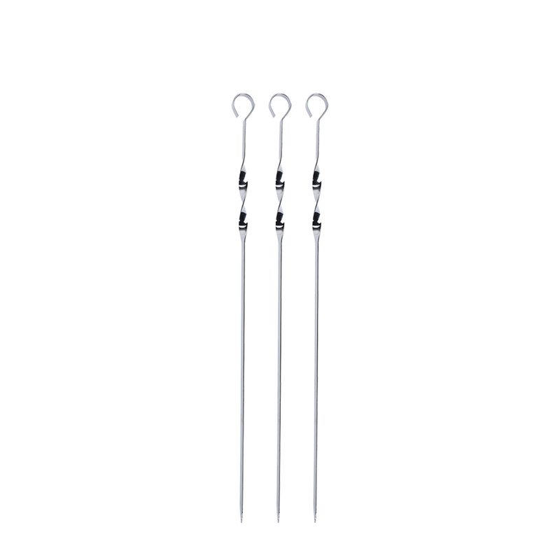 Bbq barbecue vleesspiezen 45cm 3 stuks