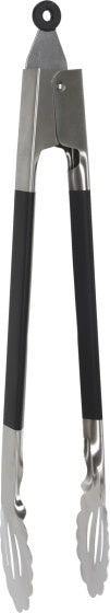 Bbq Barbecue Tang met Antislip RVS 46 cm Zwart