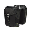 Basil Miles Double Bag - waterdichte dubbele fietstas, unisex, sportief, zwart-limoen