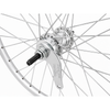 Achterwiel 28 x 1 4'' aluminium zac 2000 velg - favorit remnaaf - zilver