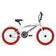 Royal bmx fiets -bugatti tornado freestyle 20 inch - wit met rode banden