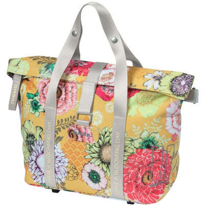 Basil Bloom Field MIK fietshandtas - Geel, compact en duurzaam - 8-11L