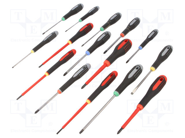 Bahco schroevendraaierset xl | be-9877 - 15-delig
