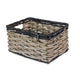 Basil fietsmand dijon l 36 x 49 x 27 cm - grijs zwart
