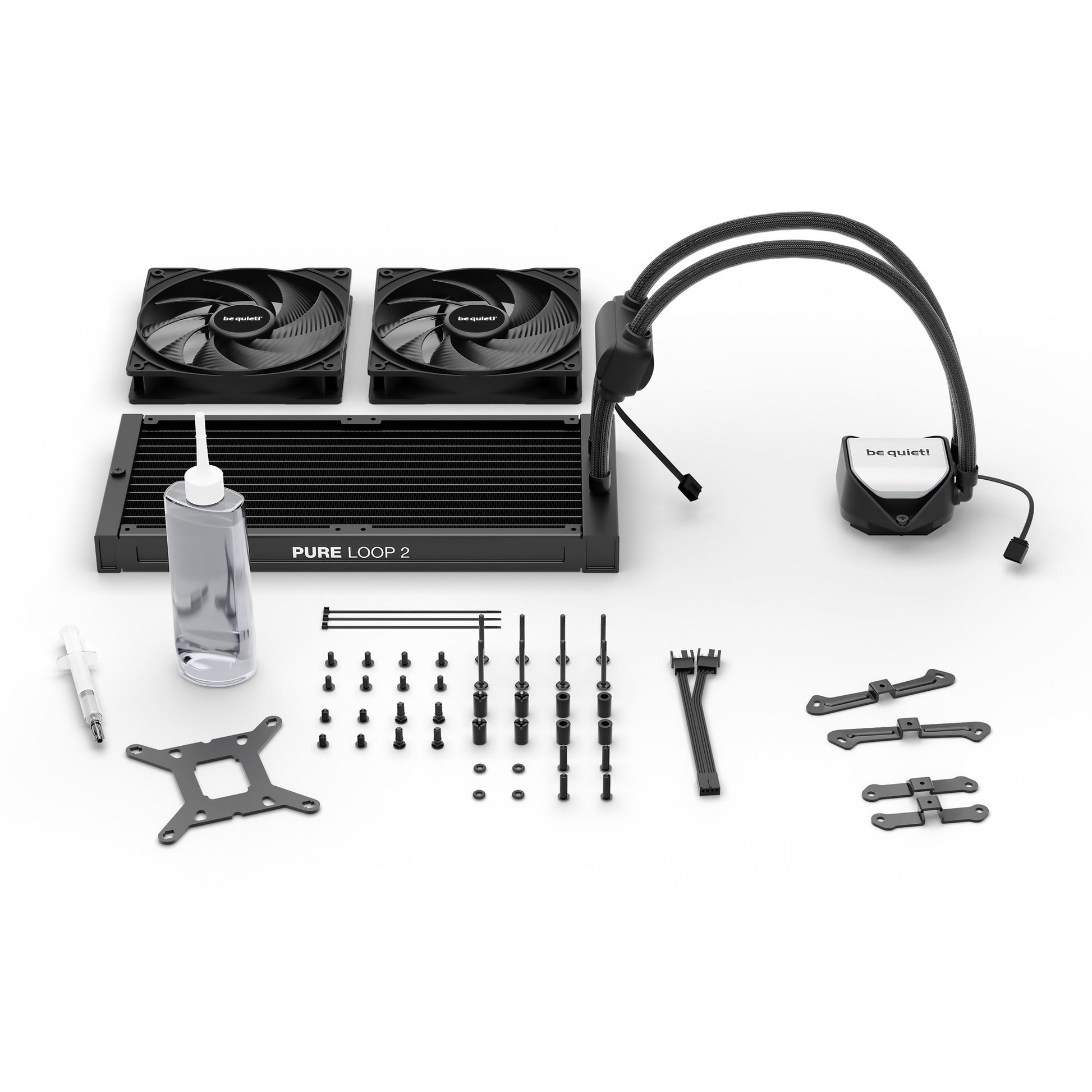 Be quiet! pure loop 2 280 waterkoeling (zwart, 4-pins pwm fan-connector)