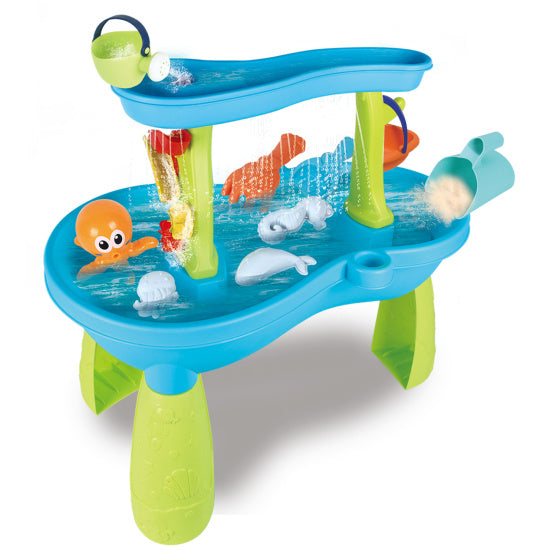 Beach toys zand- en watertafel met accessoires 19-delig