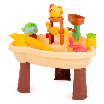 Beach toys zand- en watertafel met accessoires 29-delig