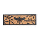 Esschert design deurmat bijenprint rubber kokos 25x75,5cm