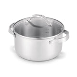 Beka cicla kookpot - ø 20 cm - met deksel uit glas - gerecycleerd rvs - pfas-vrij - geschikt voor inductie vaatwasser- chroom - afbeelding 1