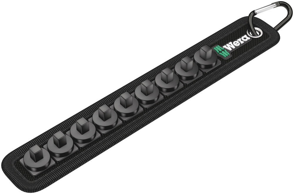 Wera belt a stoffen riem 9-delig zonder gereedschap houder (zwart)