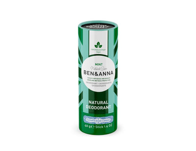 Ben anna deodorant in papiertube - mint - 40 gram