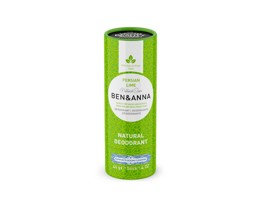 Ben anna deodorant in papiertube - persian lime - 40 gram