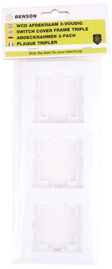 Enzo benson 3 voudig afdekraam wit - 4650019 - afbeelding 2
