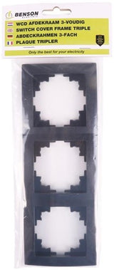 Enzo benson 3 voudig afdekraam zwart - 4650039 - afbeelding 2