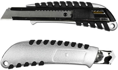 Enzo benson afbreekmes 18mm aluminium zwart - 6410820