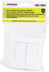 Enzo benson inbouw schakelaar serie wit - 4650015 - afbeelding 2