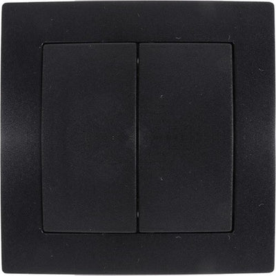 Enzo benson inbouw schakelaar serie zwart - 4650035