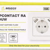 Enzo benson inbouw stopcontact ra + usb + usb-c wit - 4650012