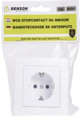 Enzo benson inbouw stopcontact ra wit - 4650010 - afbeelding 2