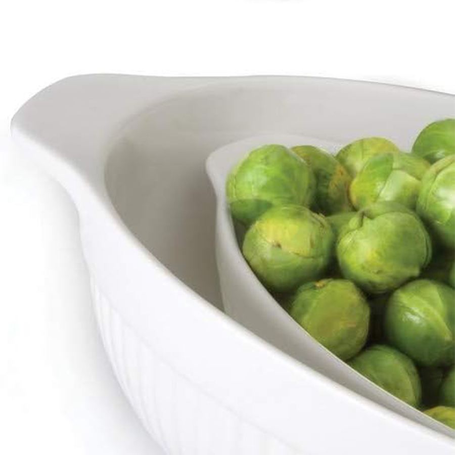 Berghoff bianco ovenschaal ovaal 43x9x27cm