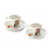 Berghoff eclipse espressokop met bordje codriez 2 stuks