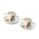 Berghoff eclipse espressokop met bordje codriez 2 stuks