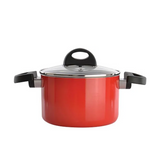 Berghoff eclipse kookpot met deksel rood ø16cm - afbeelding 1