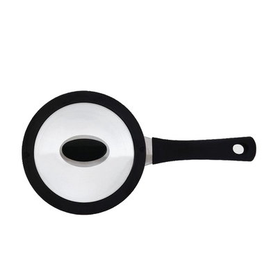 Berghoff eclipse steelpan met deksel zwart keramisch ø16cm
