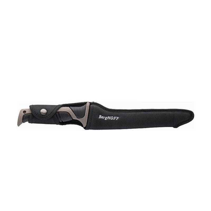 Berghoff everslice fileermes gekarteld flexibel 23 cm met beschermhoes