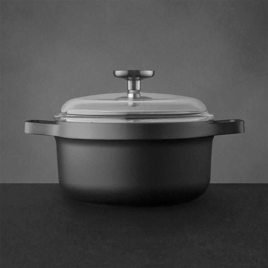 Berghoff gem kookpot met deksel zwart ø20cm