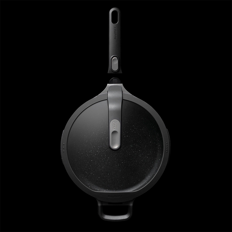 Berghoff gem sauteerpan afneembaar handvat met deksel stay cool grijs ø28cm