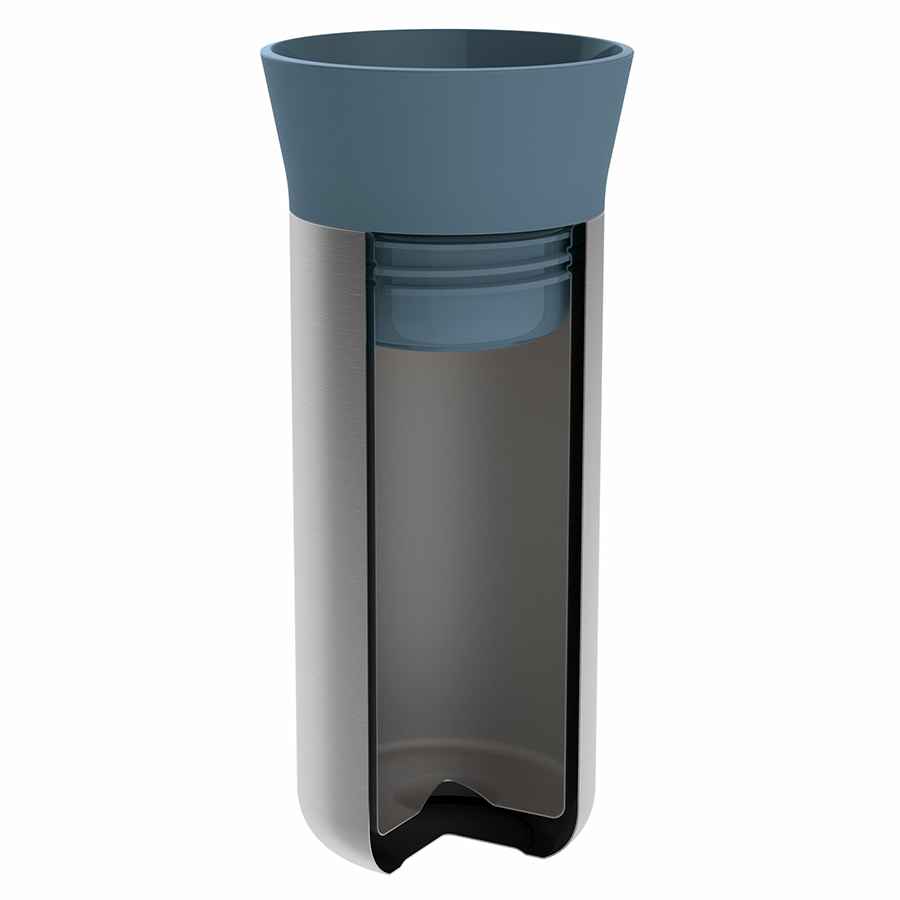 Berghoff leo thermosbeker blauw 0,33l