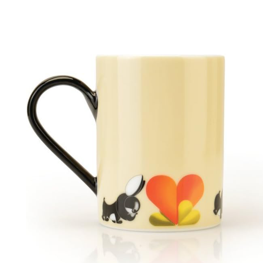 Berghoff lover by lover koffiemok oranje 350ml 2 stuks