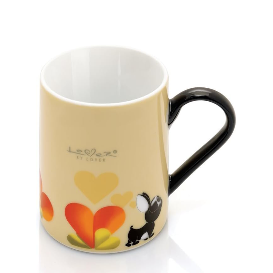 Berghoff lover by lover koffiemok oranje 350ml 2 stuks