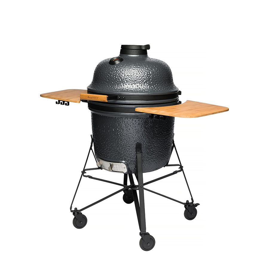 Berghoff ron keramische bbq large steengrijs 58cm 8-delig