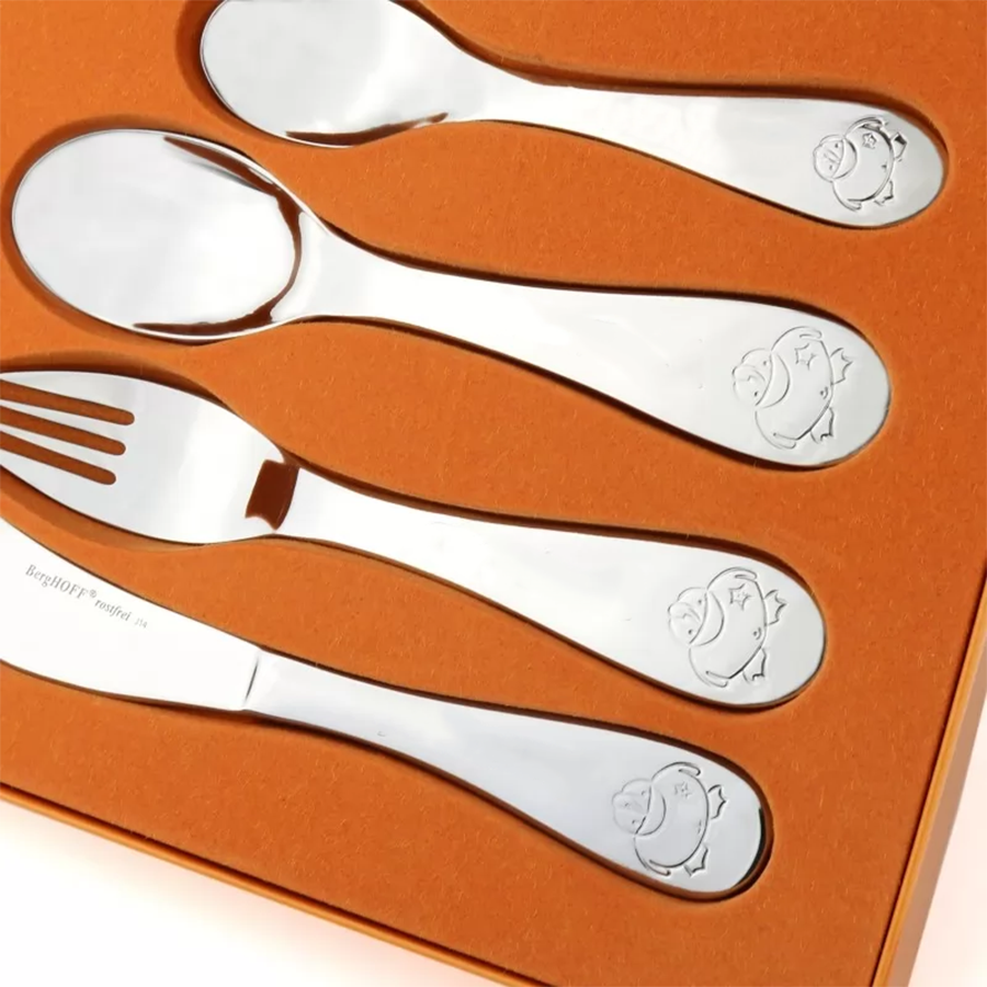 Berghoff sheriff duck bestekset baby 4-delig