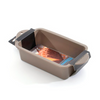 Berghoff studio cakevorm rechthoek silicone beige 29x15x6,5cm