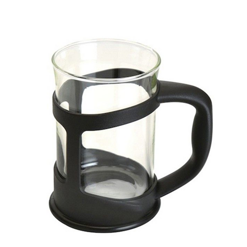Berghoff studio koffie- theekopje zwart 300ml 2 stuks