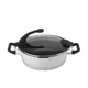 Berghoff virgo sauteerpan 2 handvaten met deksel wit ø28cm