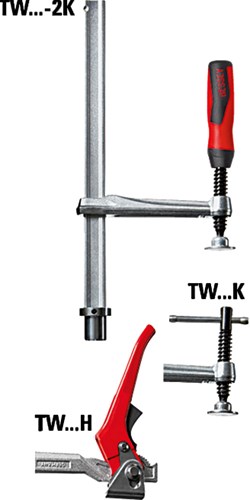 Bessey spanelement lastafels tw28 300 140 | 2-componenten-greep - tw2830142k