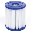 Bestway opblaaszwembad fast set met pomp rond 305-s