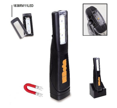 Beta 1838 11led lamp | oplaadbaar | schokbestendig rubberen behuizing - 018380111