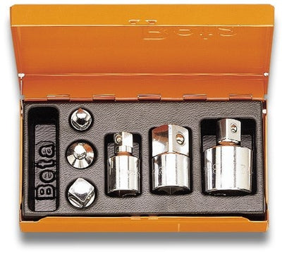 Beta 6-delige set verloopdoppen voor dopsleutels (art. 900 16, 900 15, 910 16, 920 15, 920 16, 928 15) 902r c6 - 009020814