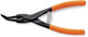 Beta borgveertangen, uitwendig 45°gebogen punten pvc handgreep 1037 175 - 010370017