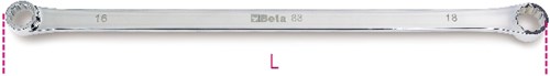Beta dubbele platte ringsleutels, extra-lange uitvoering 88 22x24 - 000880022
