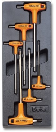 Beta harde voorgevormde inzetbakken met assortiment gereedschap t52 - 024240052 - afbeelding 1