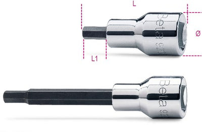 Beta schroevendraaierdoppen voor binnenzeskant schroeven 920pe 6l - 009200418