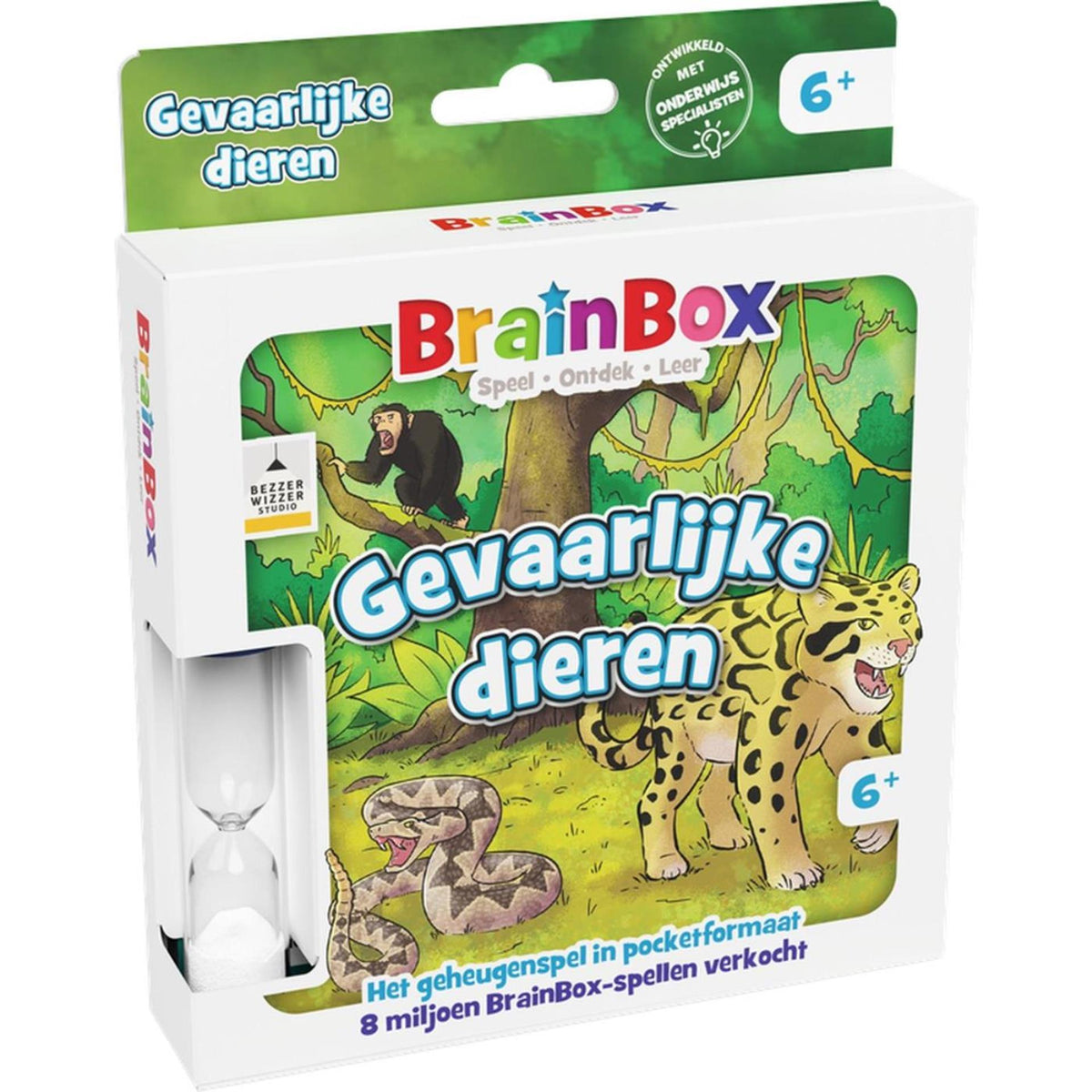 Brainbox pocket gevaarlijke dieren - weetjesspel