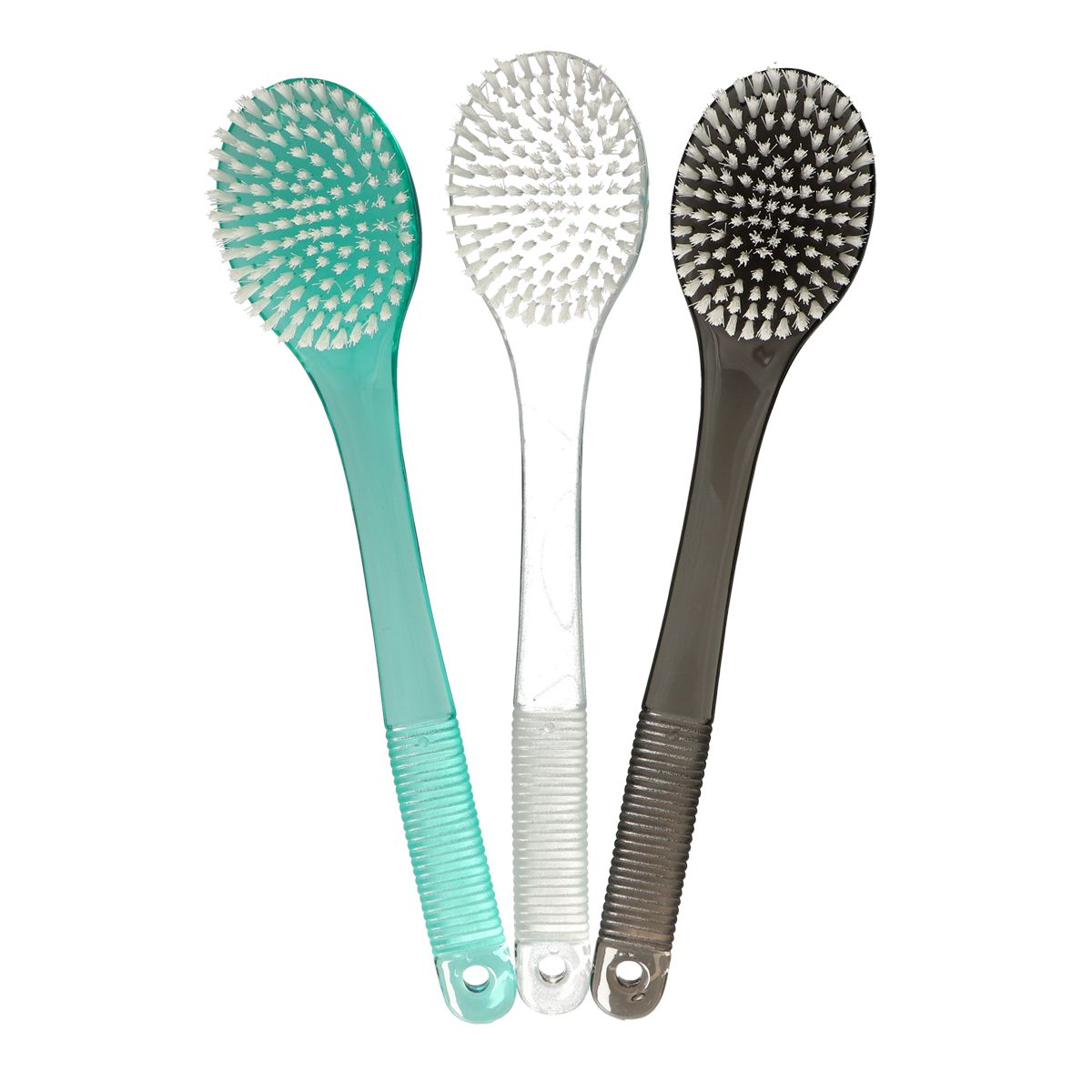 Bath fun badborstel frosted 3 kleuren assorti